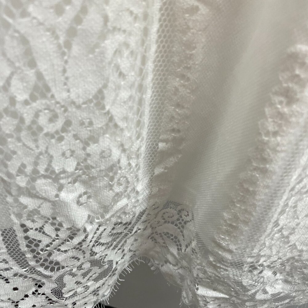NWT Bloomchic Dress White Lace Midi Dress Size Medium 10 - Picture 9 of 11
